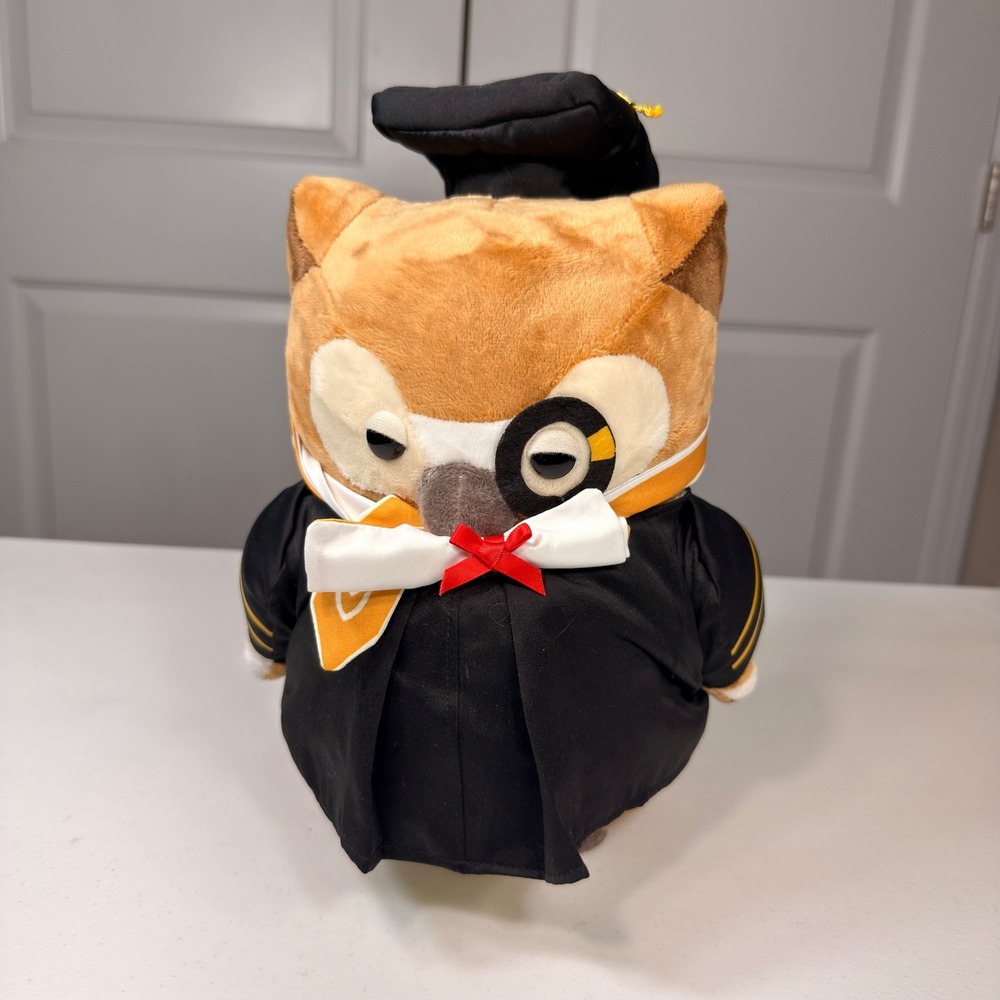 Bellzi Graduation Owl Plush Stuffed Animal Scholar Cap Gown Diploma 11 Inch